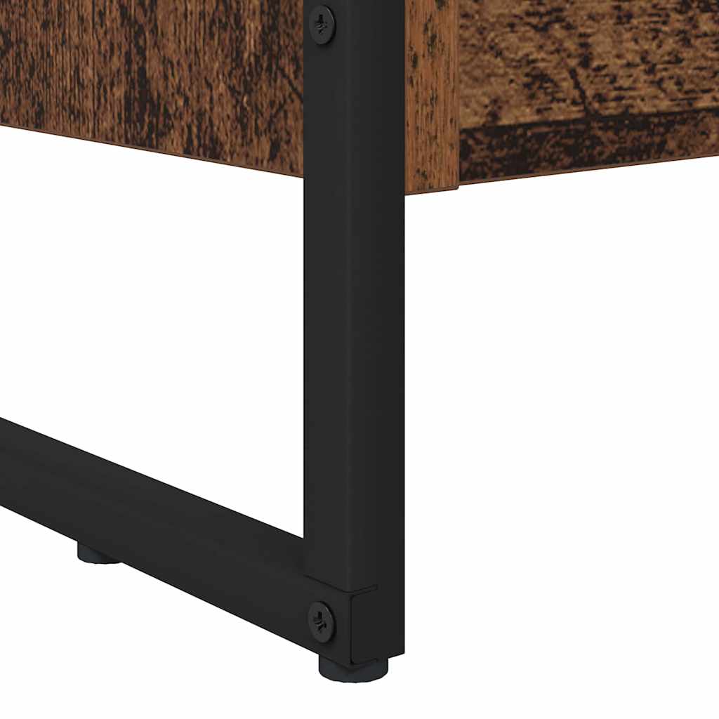 Bogskab 60 x 30 x 121 cm Konstrueret træ Gammelt træ