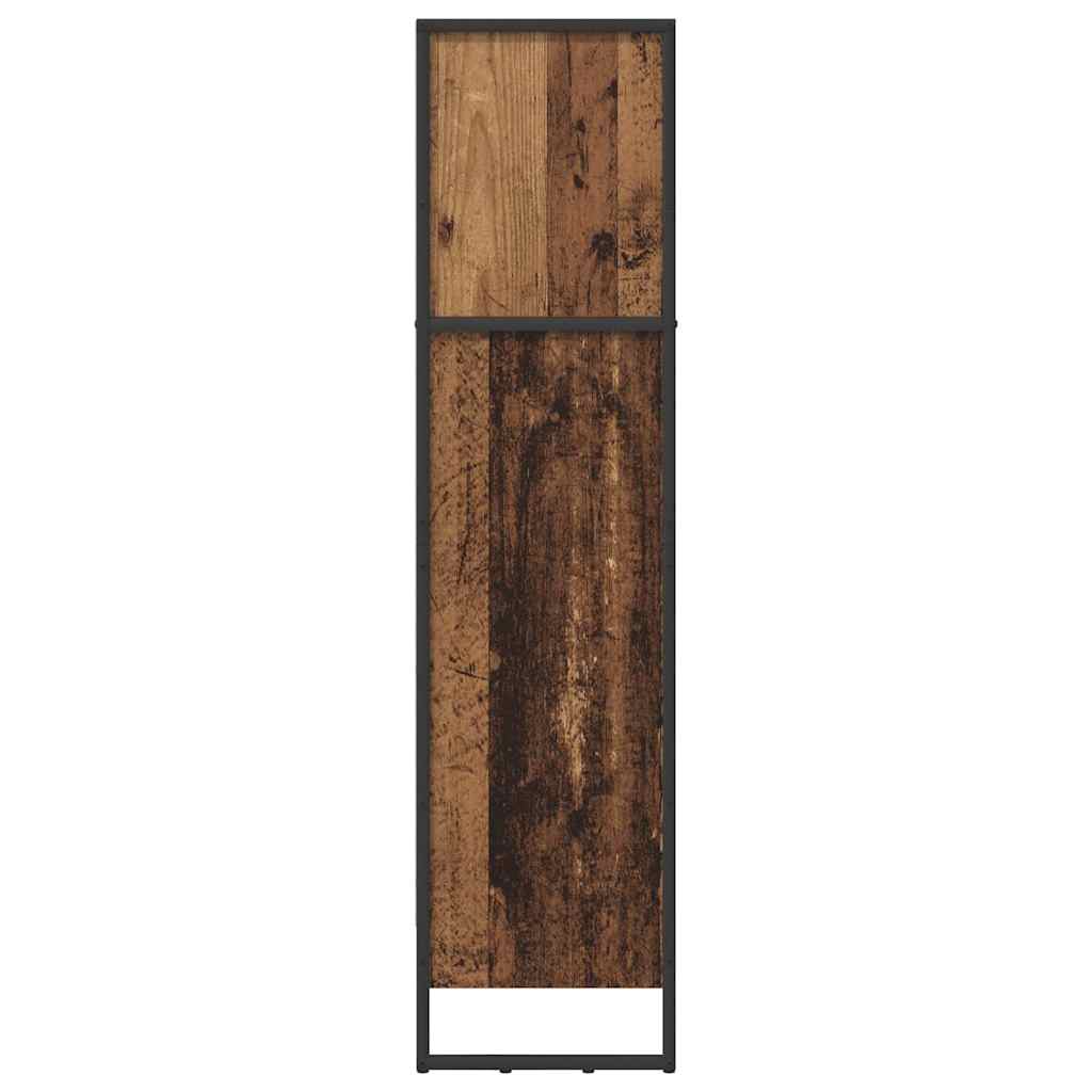 Bogskab 60 x 30 x 121 cm Konstrueret træ Gammelt træ