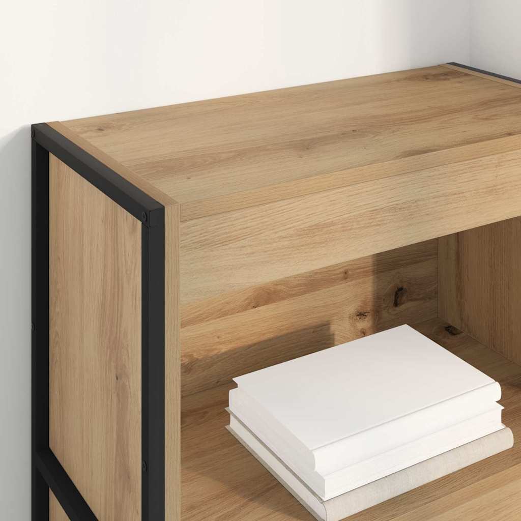 Bogskab 60 x 30 x 121 cm Konstrueret træ Artisan eg