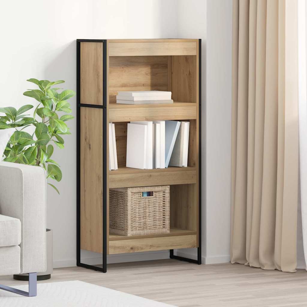 Bogskab 60 x 30 x 121 cm Konstrueret træ Artisan eg