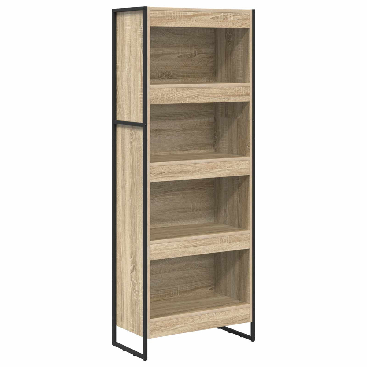 Bogskab 60 x 30 x 155 cm Konstrueret træ Sonoma