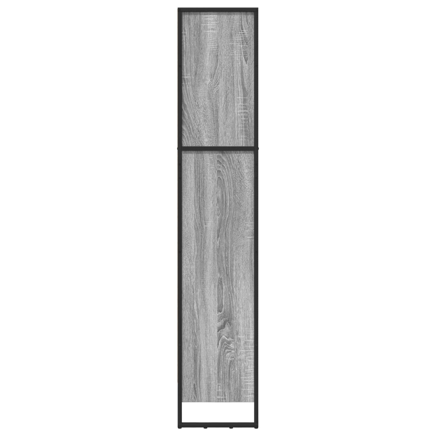 Bogskab 60 x 30 x 155 cm Konstrueret træ Grå Sonoma