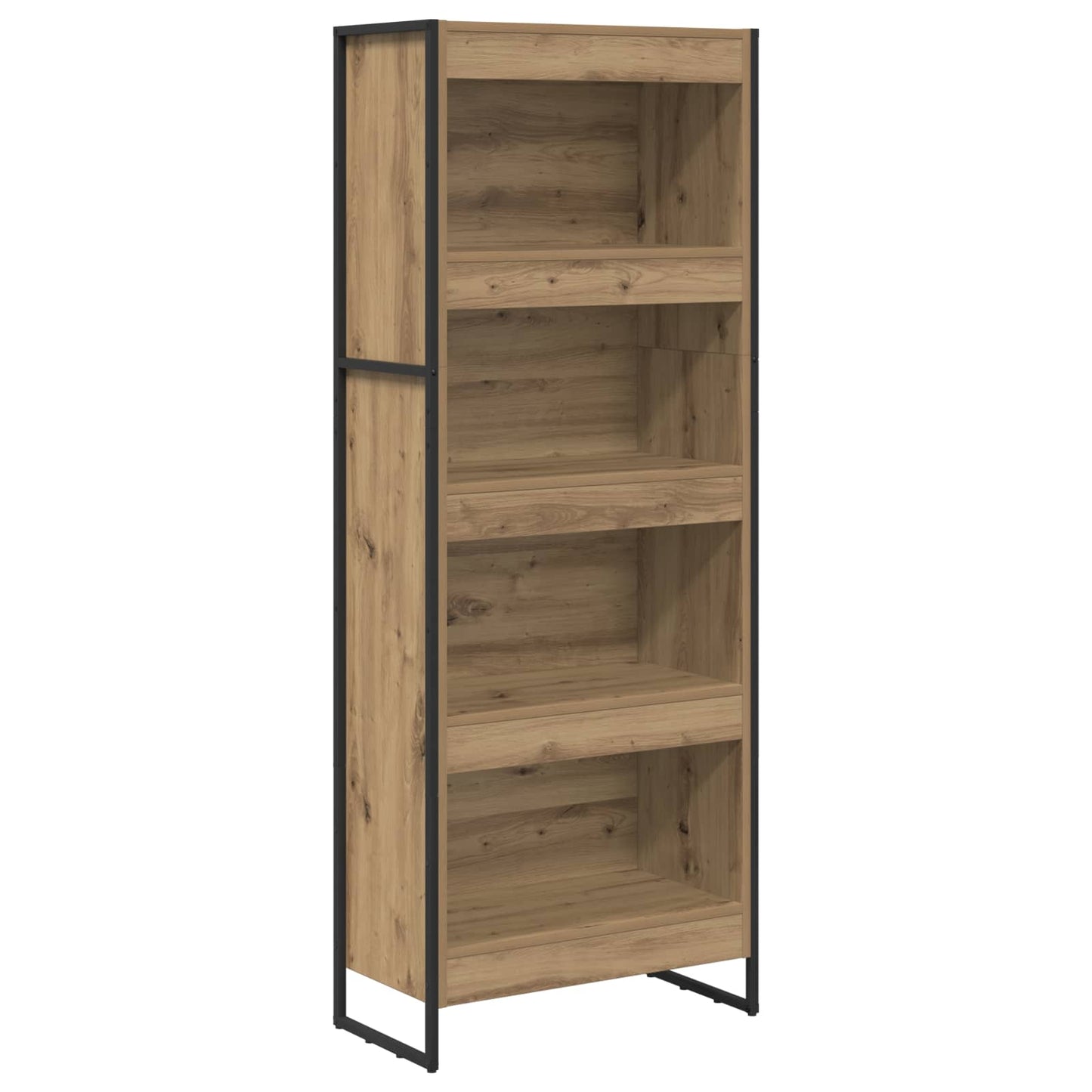 Bogskab 60 x 30 x 155 cm Konstrueret træ Artisan eg