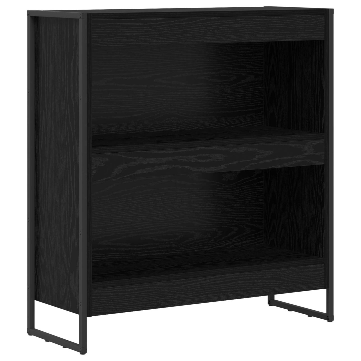 Bogskab 80 x 30 x 86,5 cm Konstrueret træ Sort eg