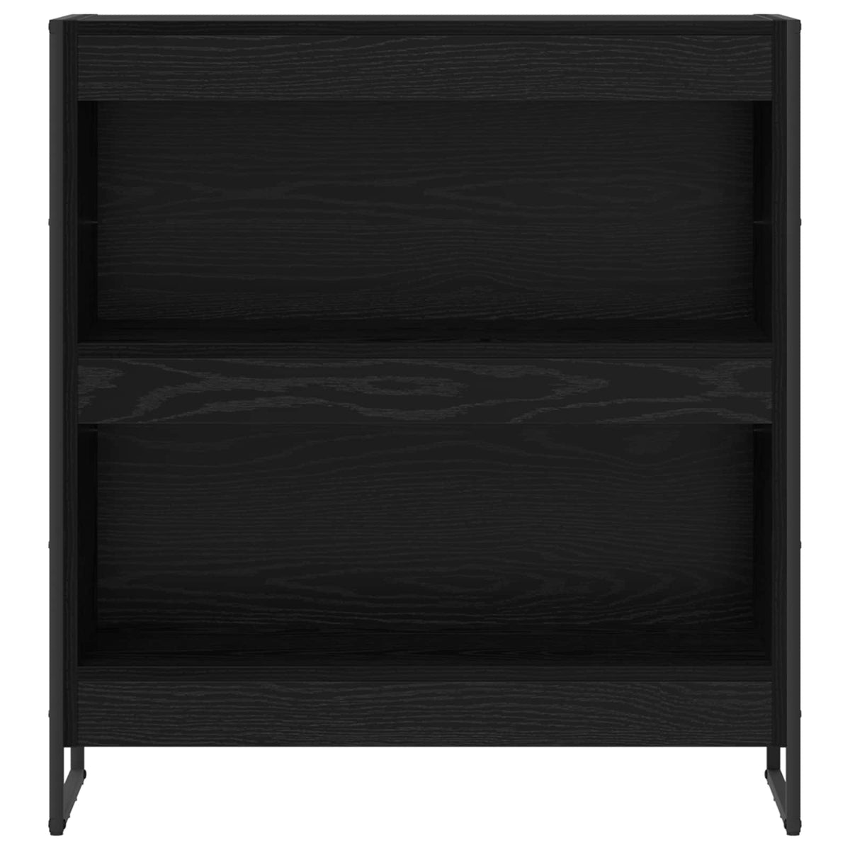 Bogskab 80 x 30 x 86,5 cm Konstrueret træ Sort eg