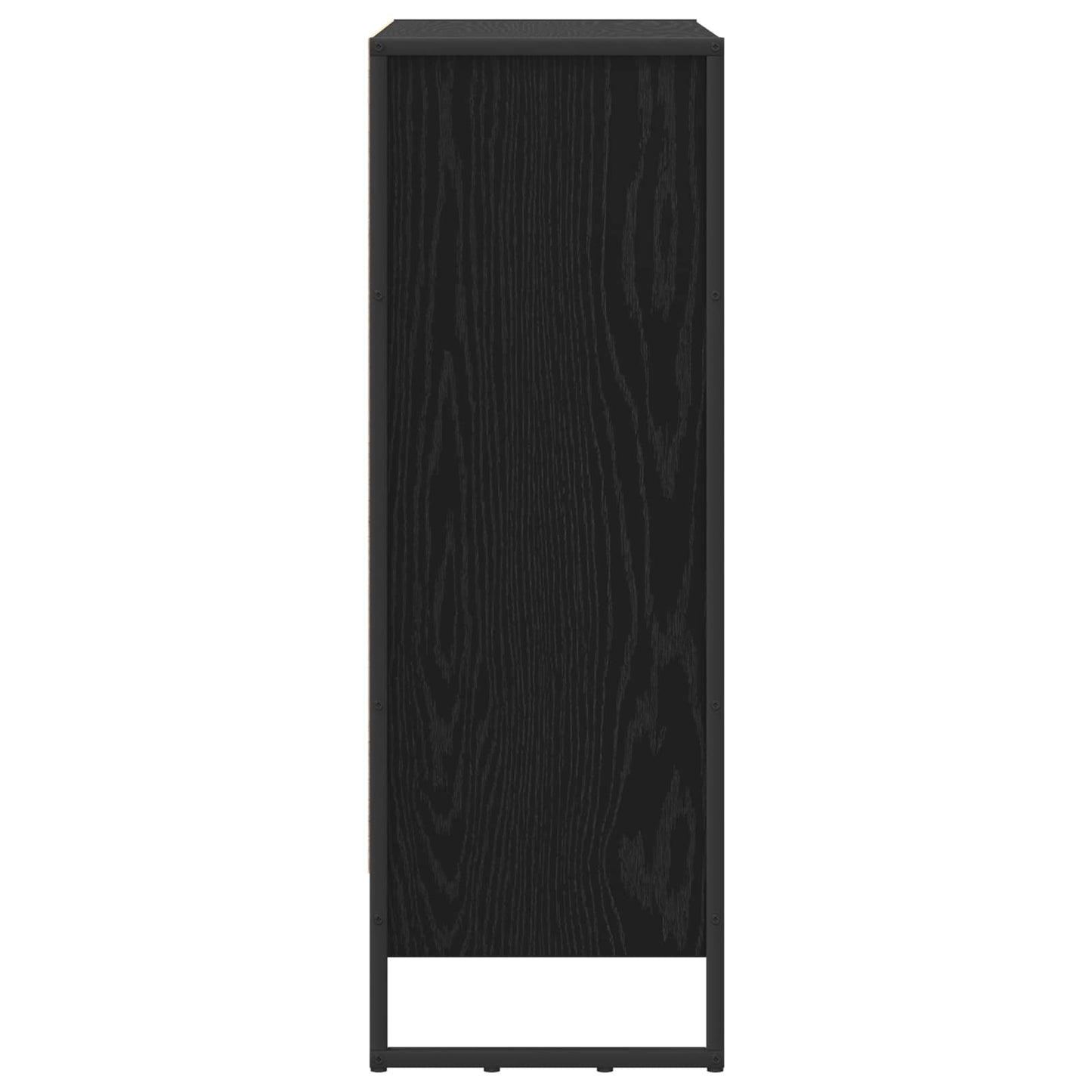 Bogskab 80 x 30 x 86,5 cm Konstrueret træ Sort eg
