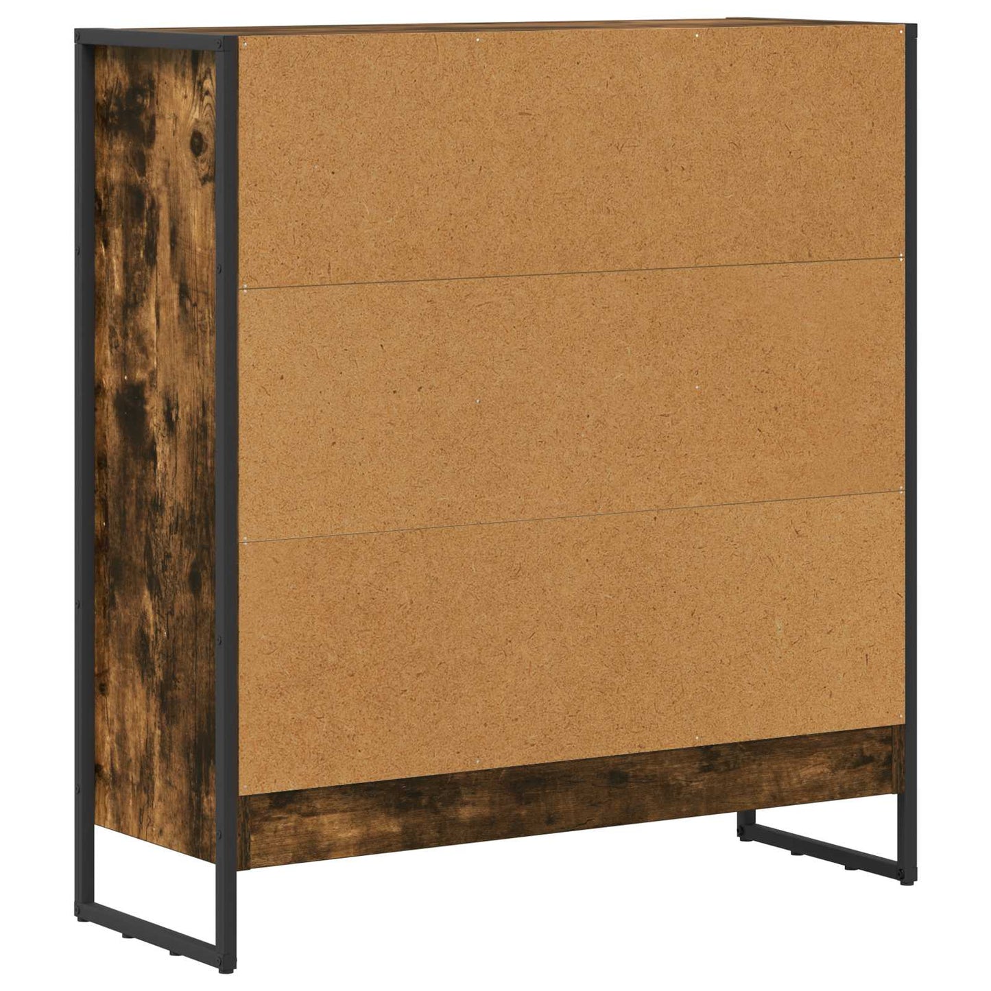 Bogskab 80 x 30 x 86,5 cm Konstrueret træ Røget Eg