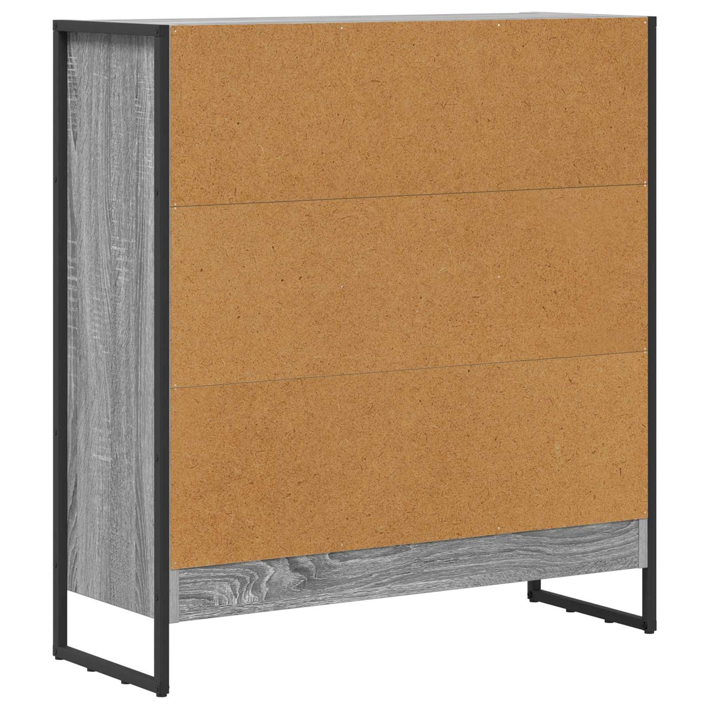 Bogskab 80 x 30 x 86,5 cm Konstrueret træ Grå Sonoma