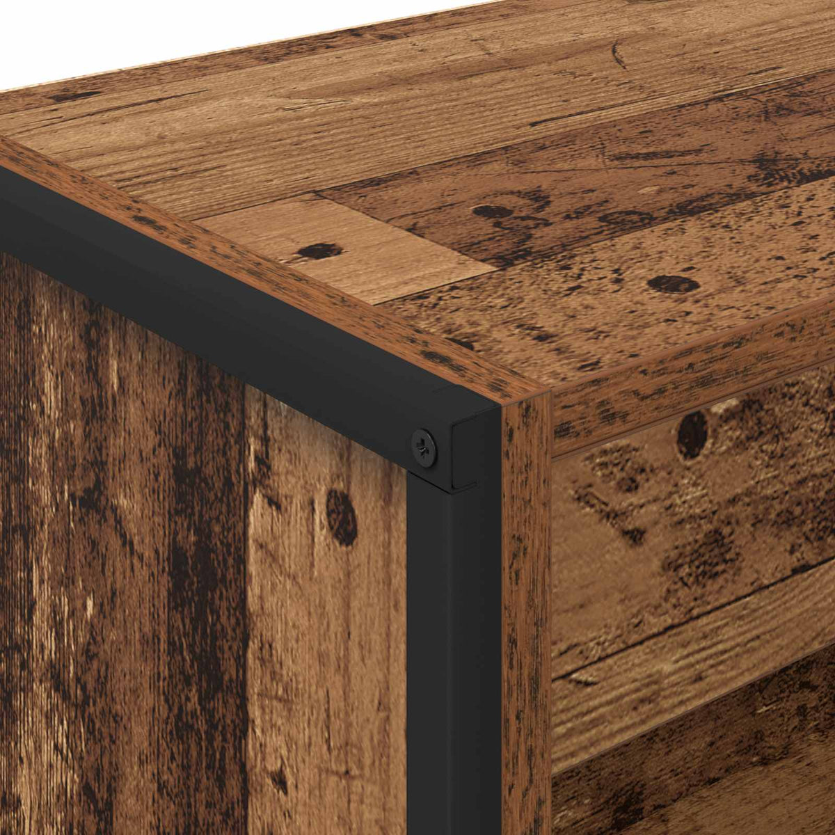 Bogskab 80 x 30 x 86,5 cm Konstrueret træ Gammelt træ