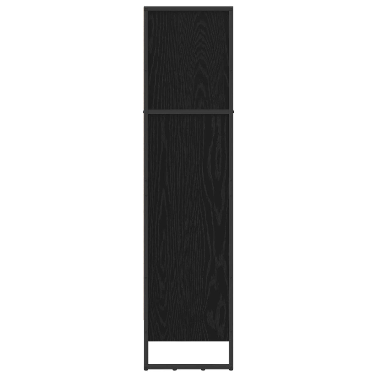 Bogskab 80 x 30 x 121 cm Konstrueret træ Sort eg