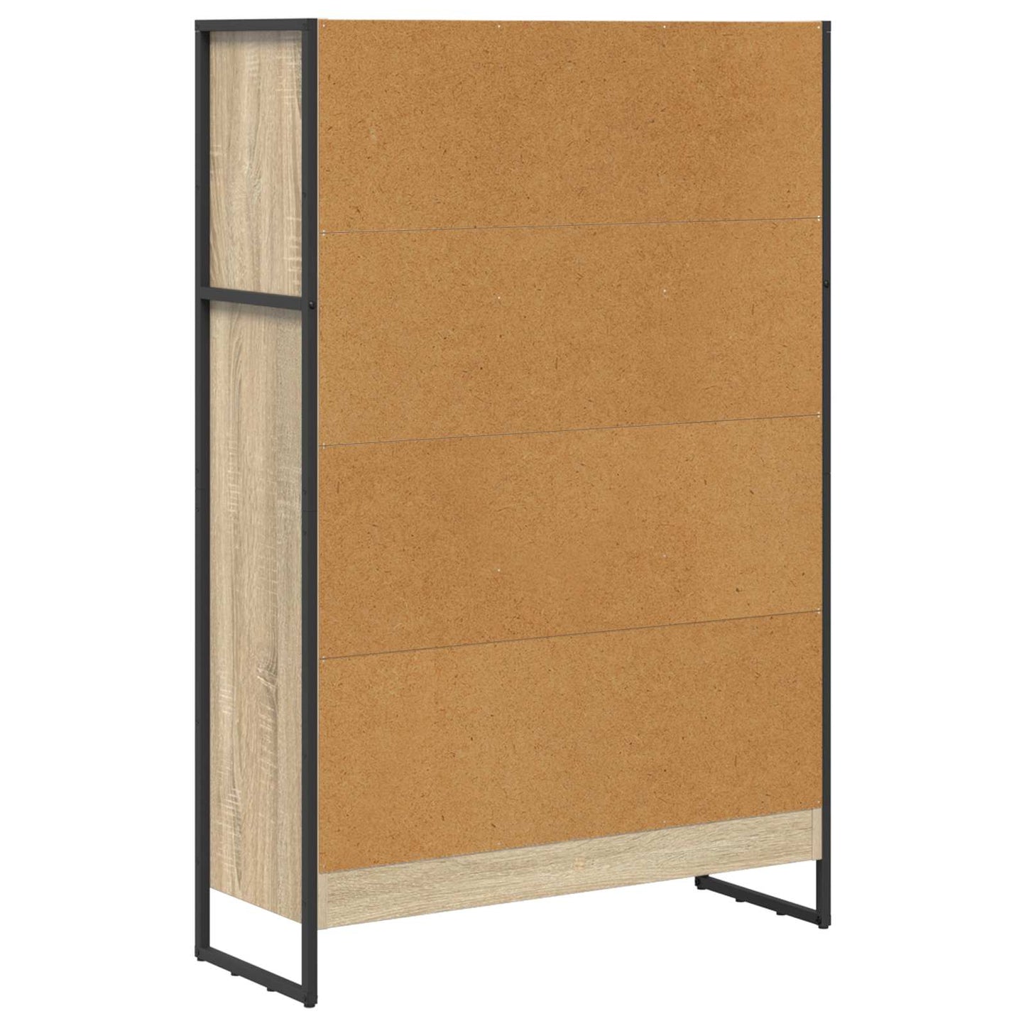 Bogskab 80 x 30 x 121 cm Konstrueret træ Sonoma