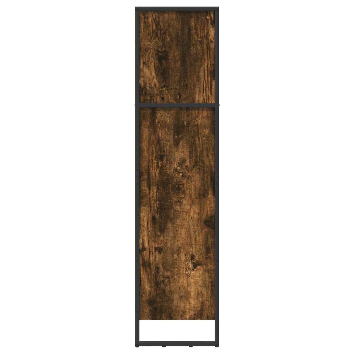 Bogskab 80 x 30 x 121 cm Konstrueret træ Røget Eg