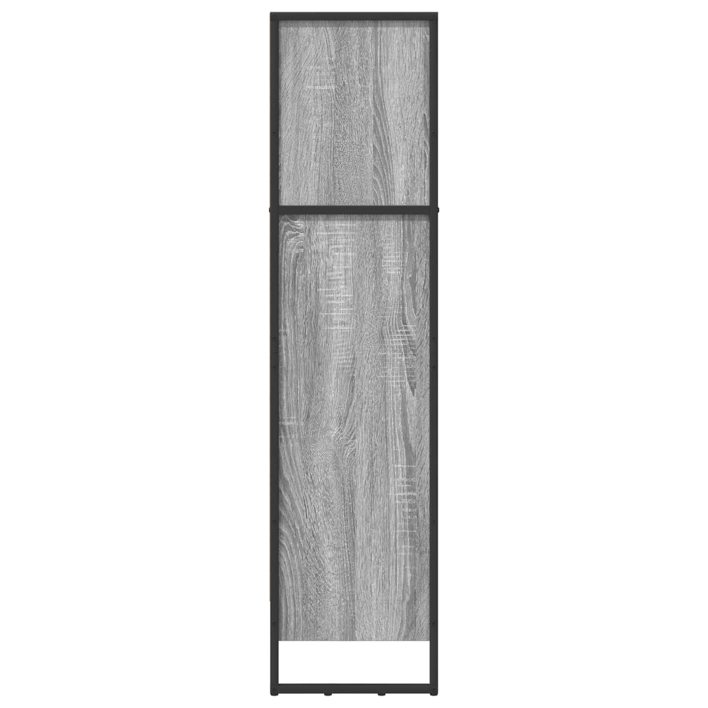 Bogskab 80 x 30 x 121 cm Konstrueret træ Grå Sonoma