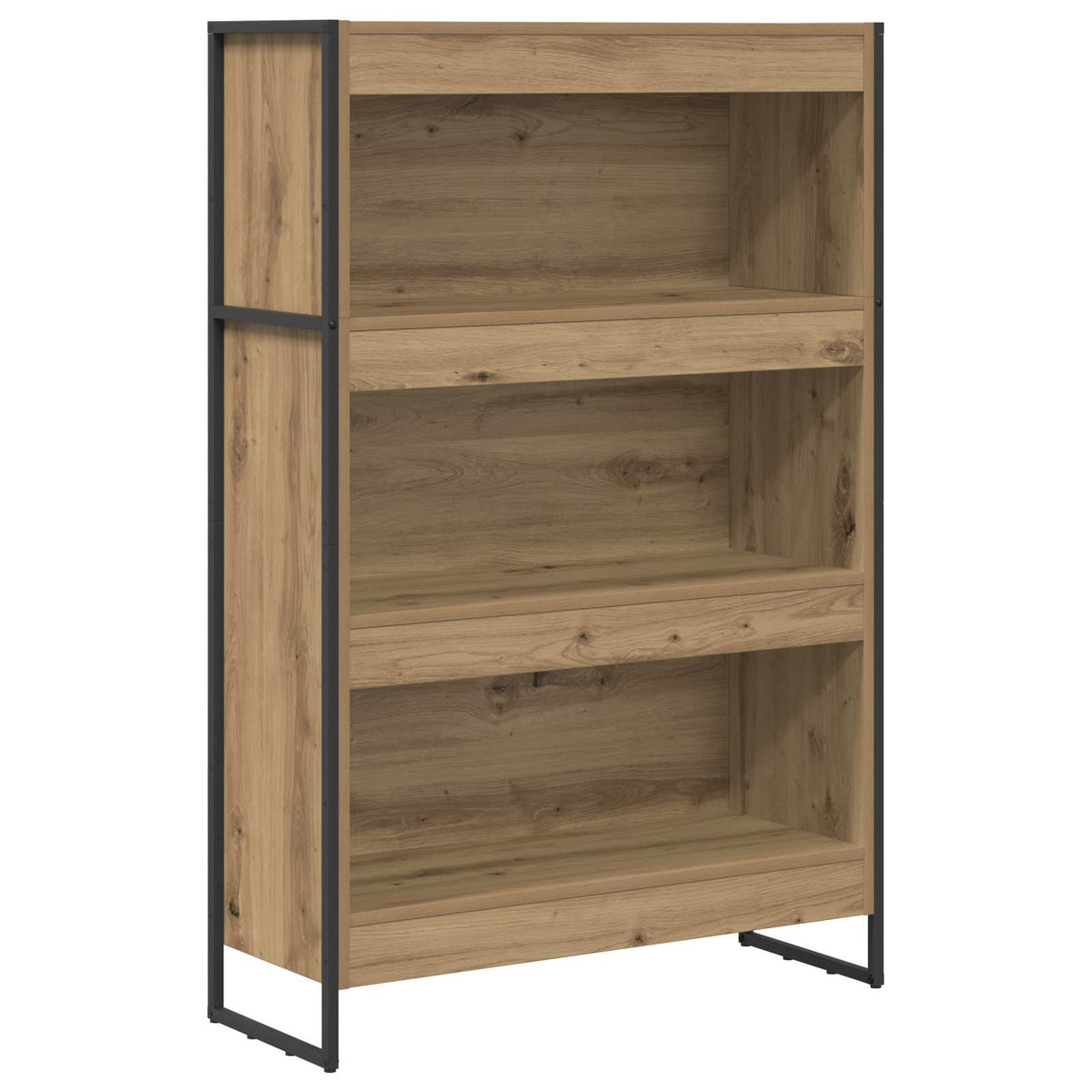 Bogskab 80 x 30 x 121 cm Konstrueret træ Artisan eg