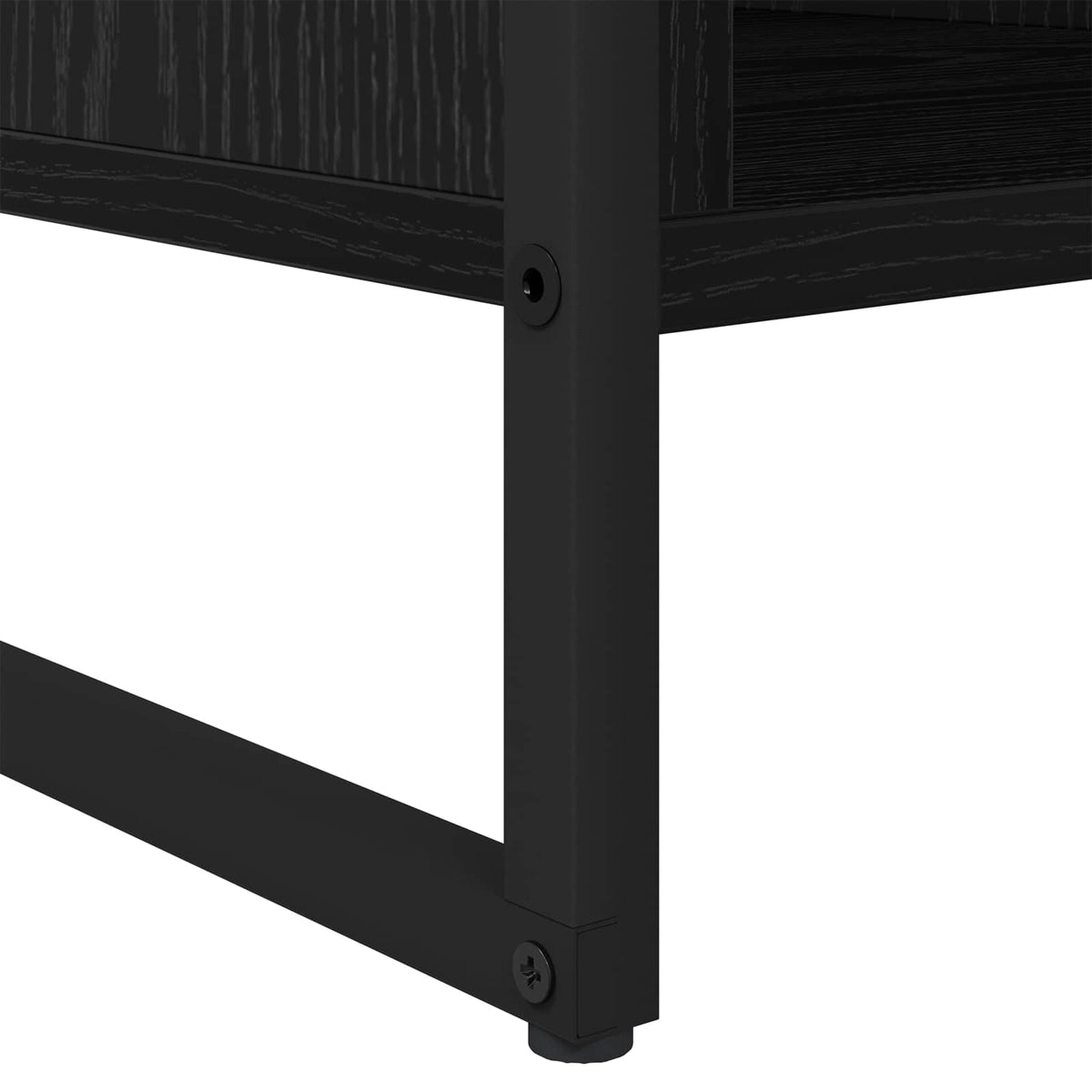 Sofabord Sort eg 80 x 50 x 40 cm Konstrueret træ