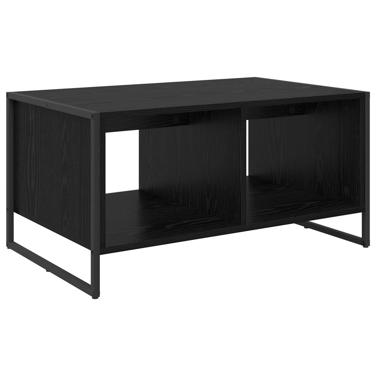 Sofabord Sort eg 80 x 50 x 40 cm Konstrueret træ