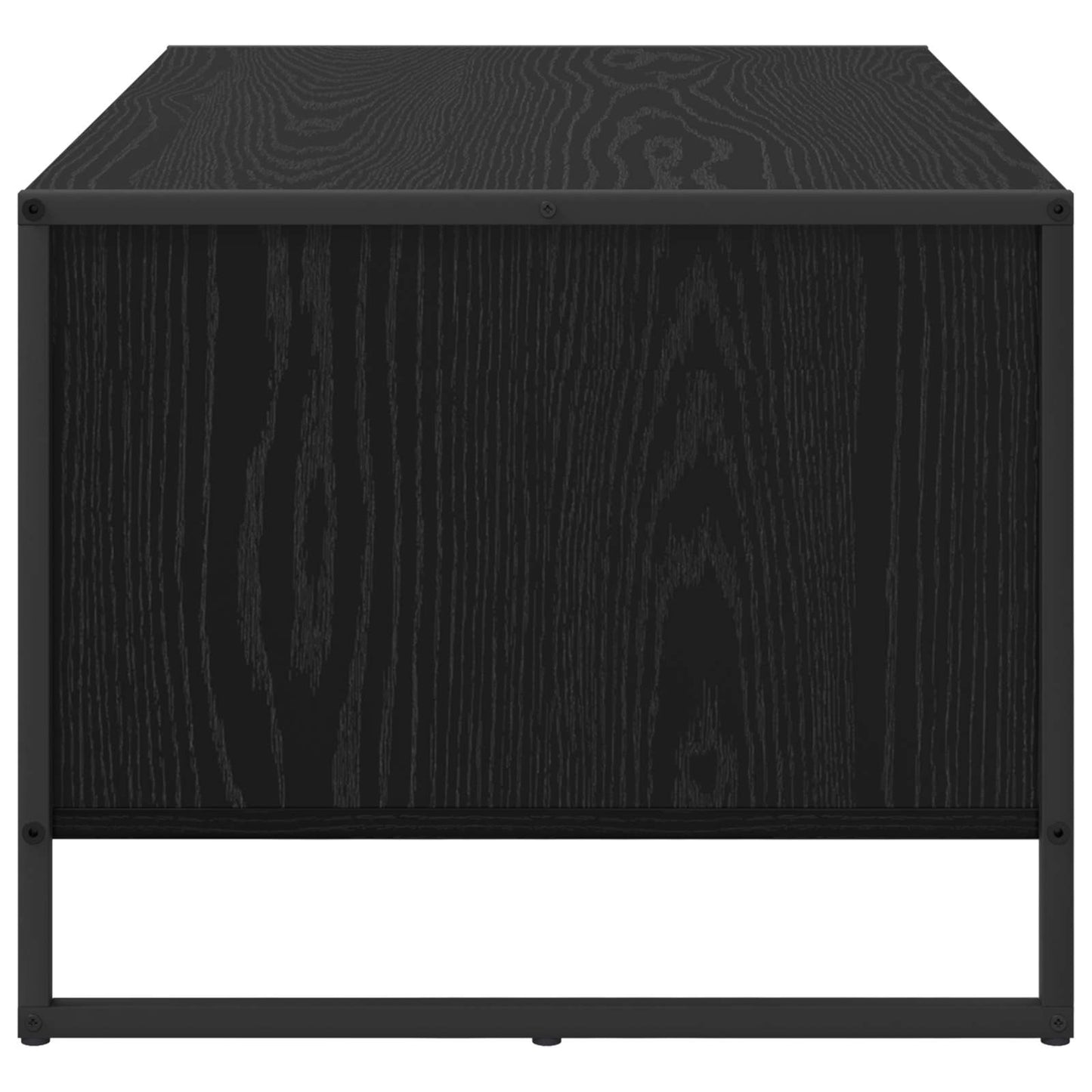 Sofabord Sort eg 80 x 50 x 40 cm Konstrueret træ