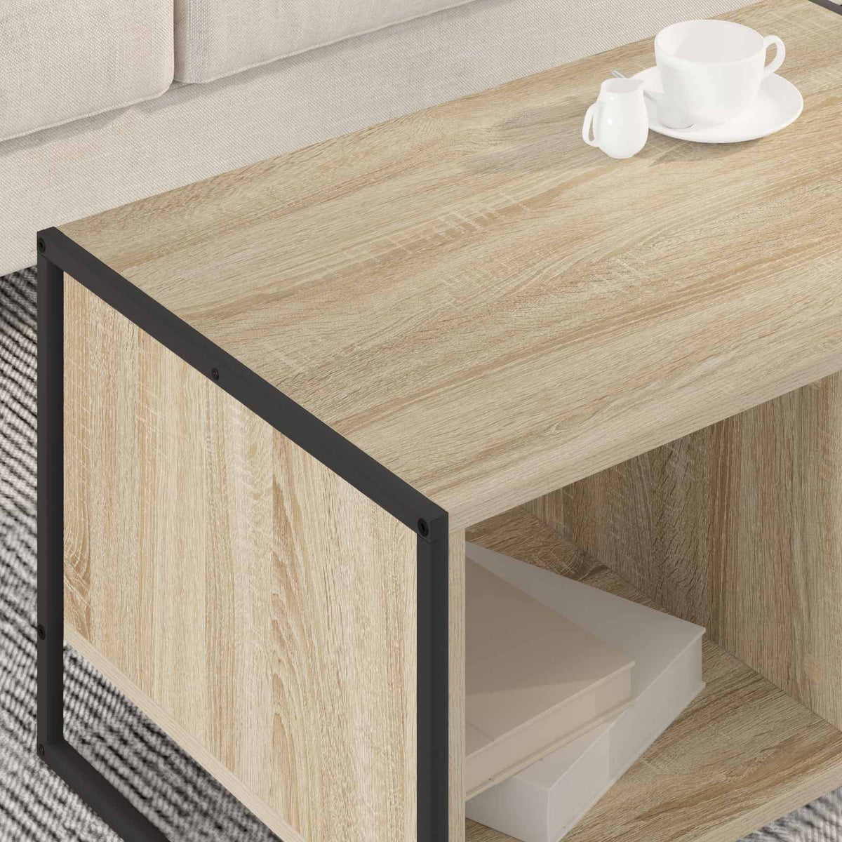 Sofabord Sonoma 80 x 50 x 40 cm Konstrueret træ