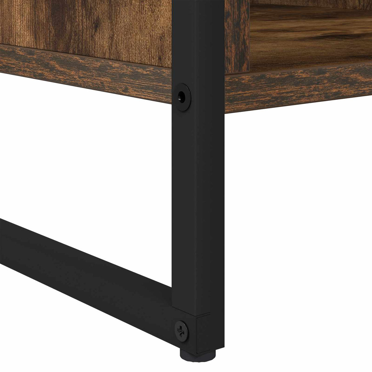 Sofabord Røget Eg 80 x 50 x 40 cm Konstrueret træ