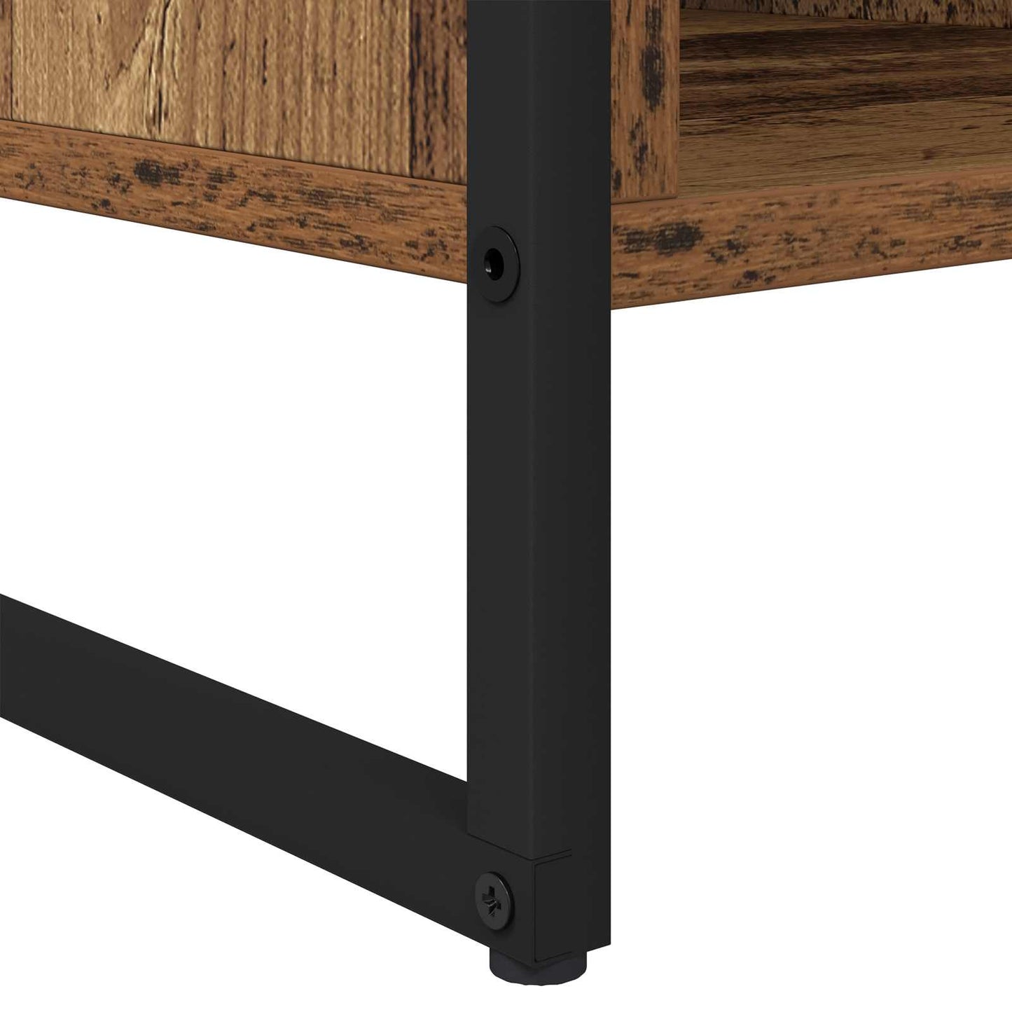Sofabord Gammelt træ 80 x 50 x 40 cm Konstrueret træ