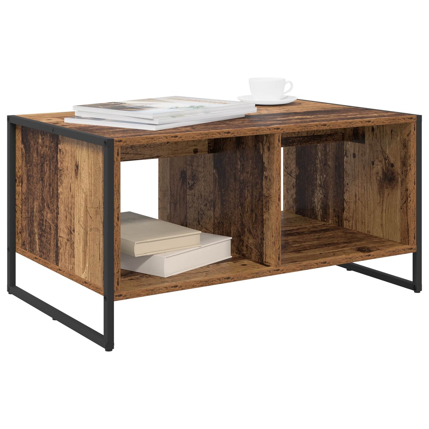 Sofabord Gammelt træ 80 x 50 x 40 cm Konstrueret træ