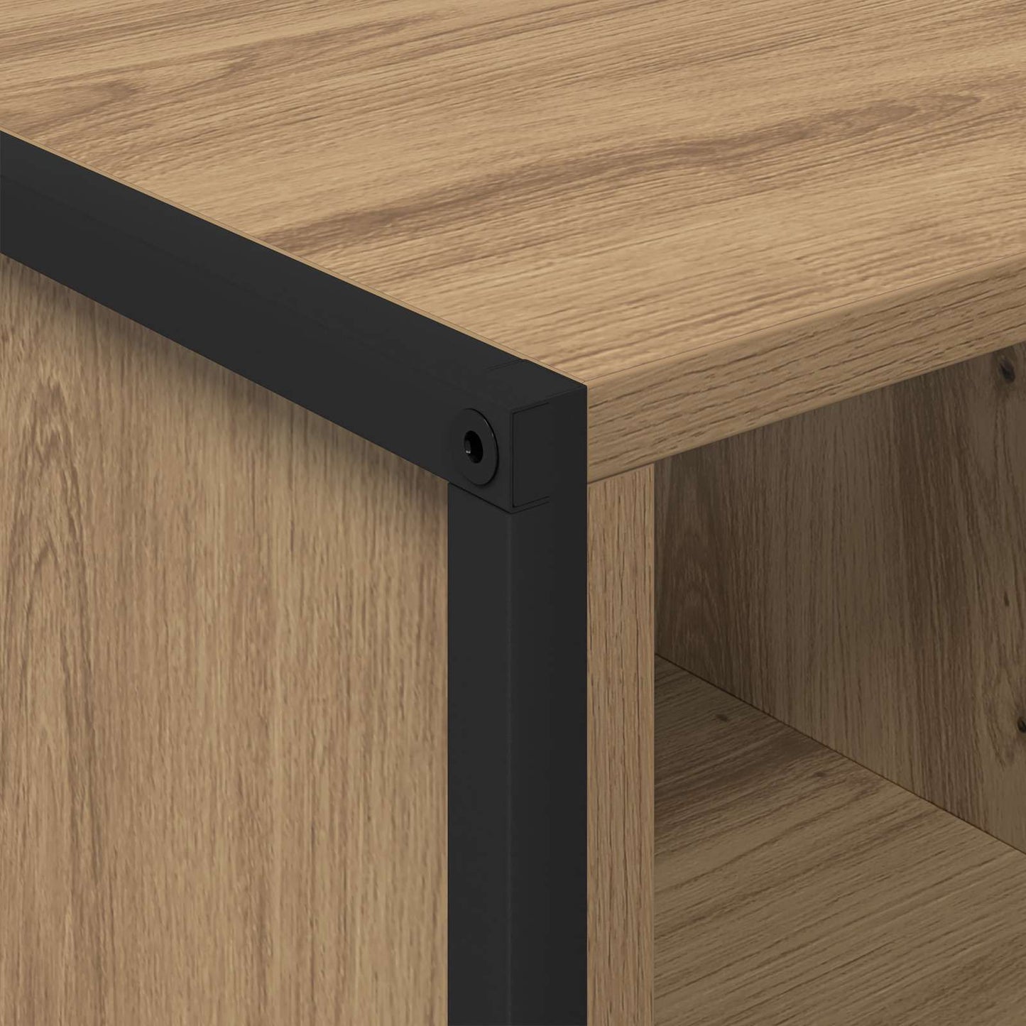 Sofabord Artisan eg 80 x 50 x 40 cm Konstrueret træ
