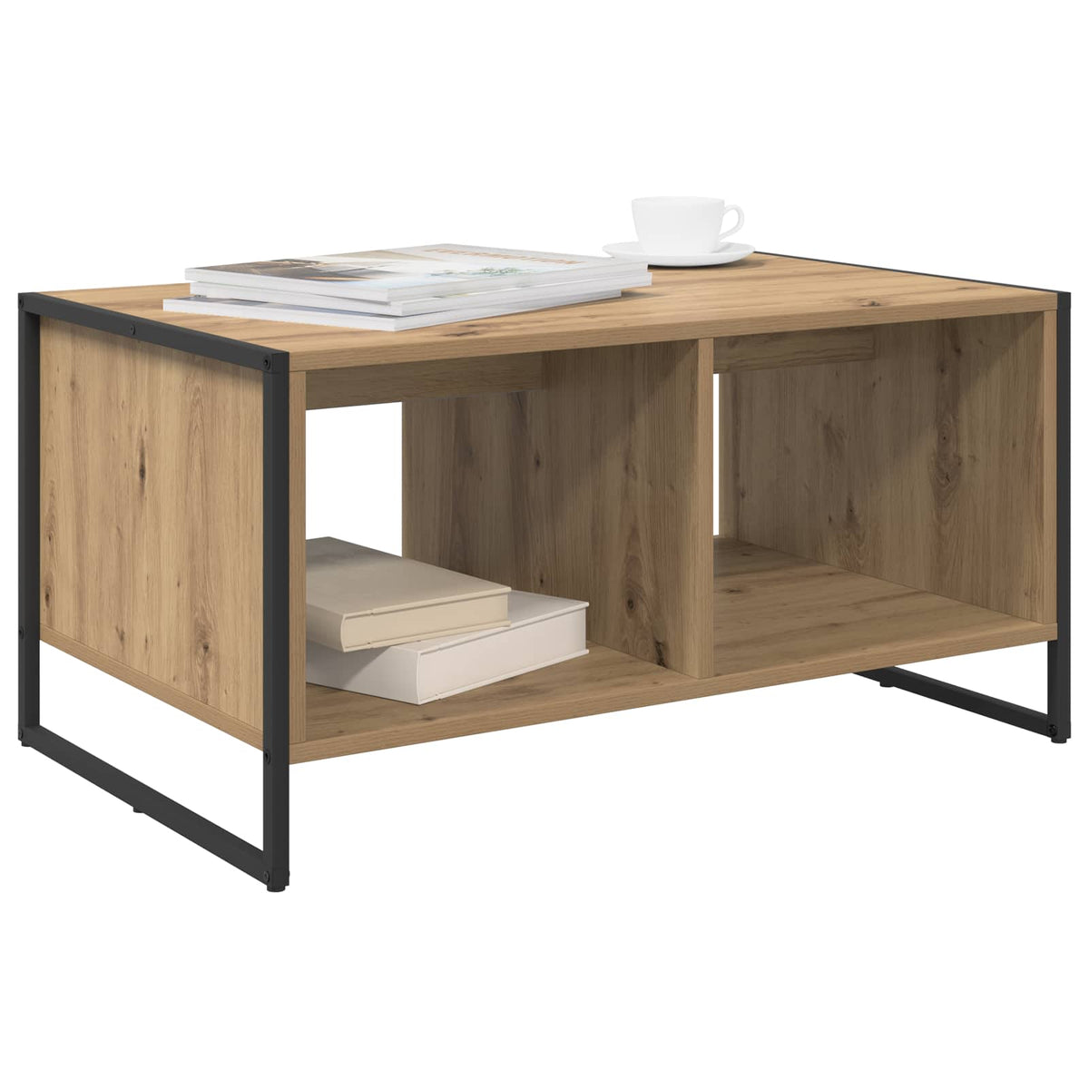 Sofabord Artisan eg 80 x 50 x 40 cm Konstrueret træ