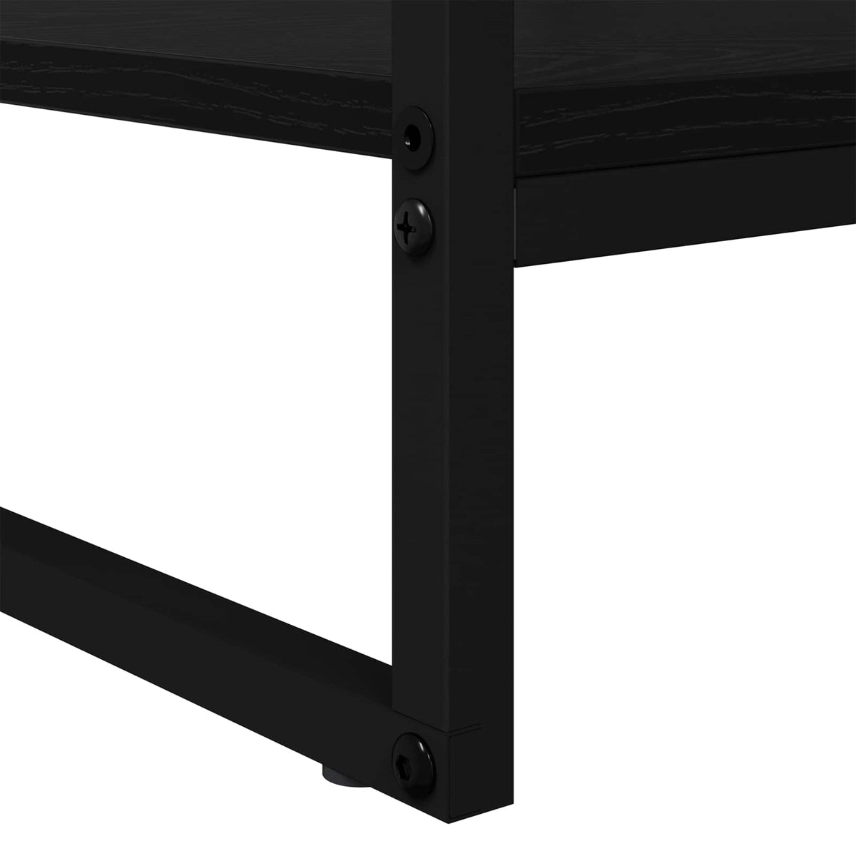 Sofabord Sort eg 80 x 50 x 40 cm Konstrueret træ