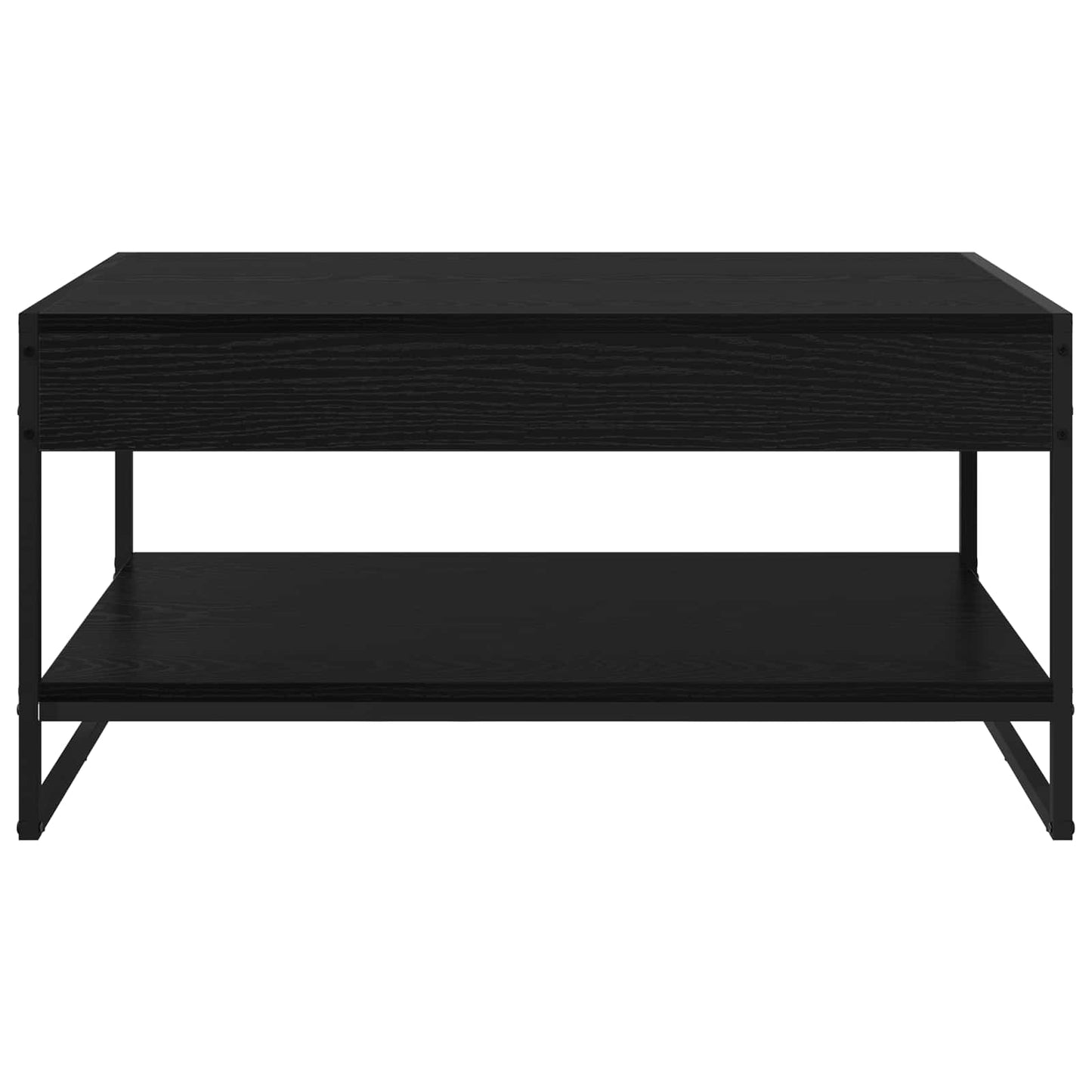 Sofabord Sort eg 80 x 50 x 40 cm Konstrueret træ