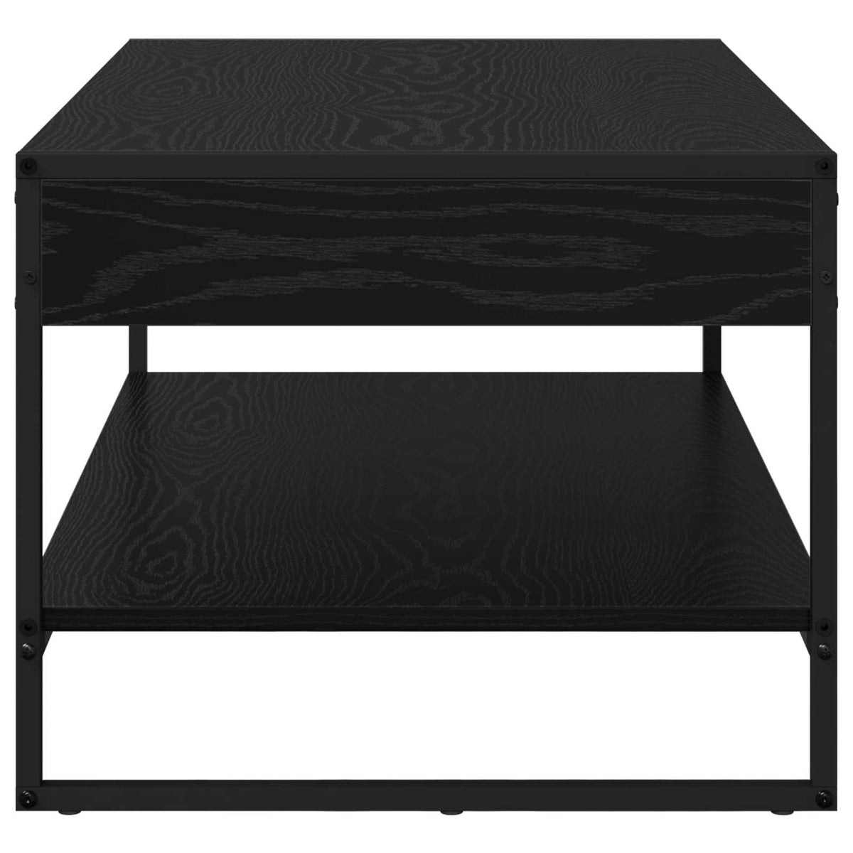 Sofabord Sort eg 80 x 50 x 40 cm Konstrueret træ
