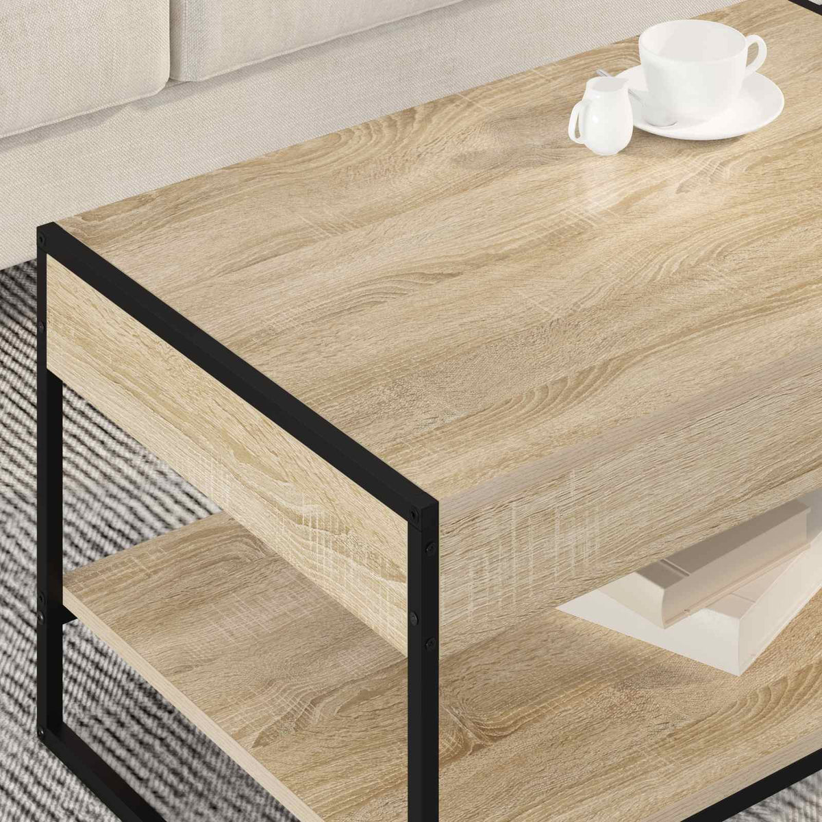 Sofabord Sonoma 80 x 50 x 40 cm Konstrueret træ