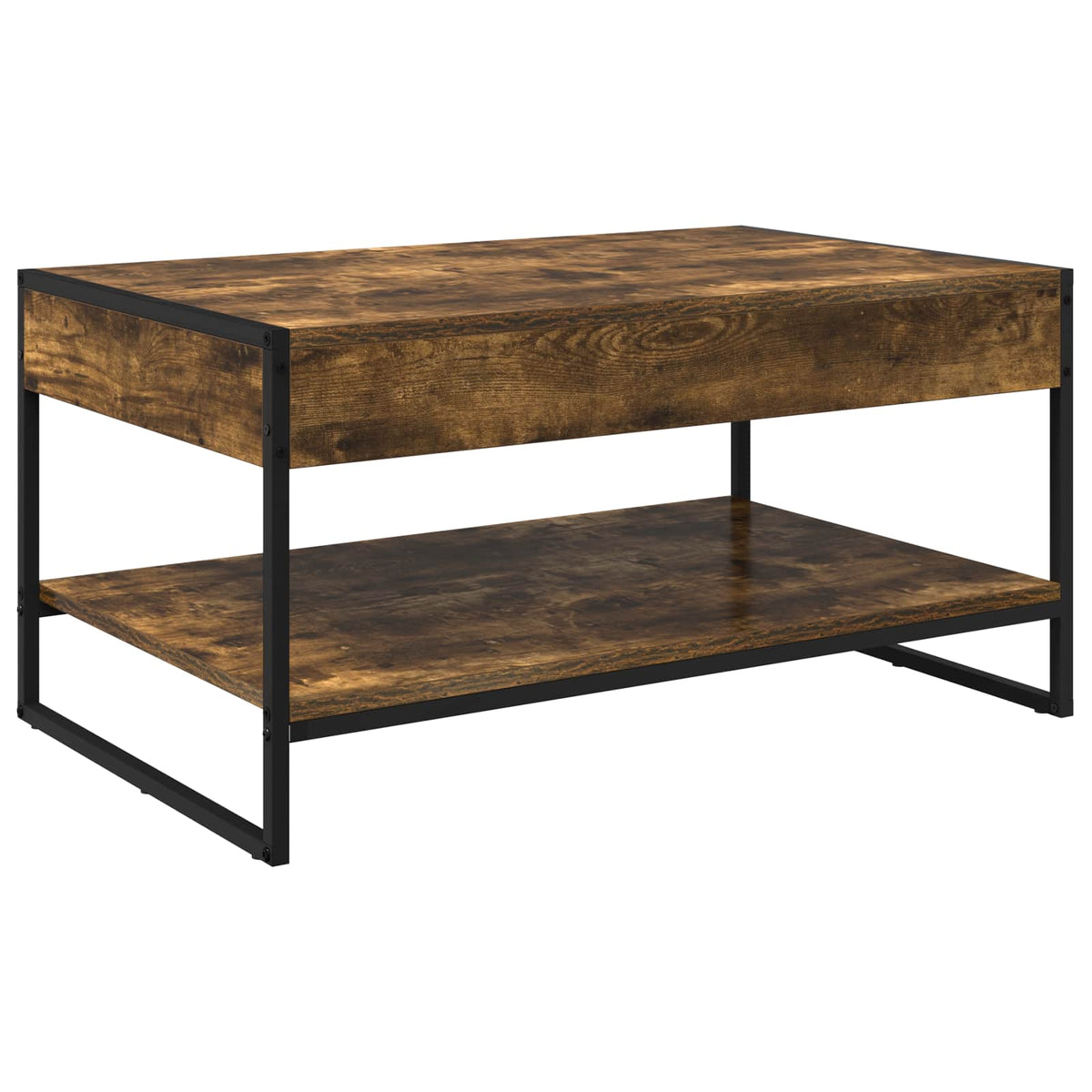 Sofabord Røget Eg 80 x 50 x 40 cm Konstrueret træ