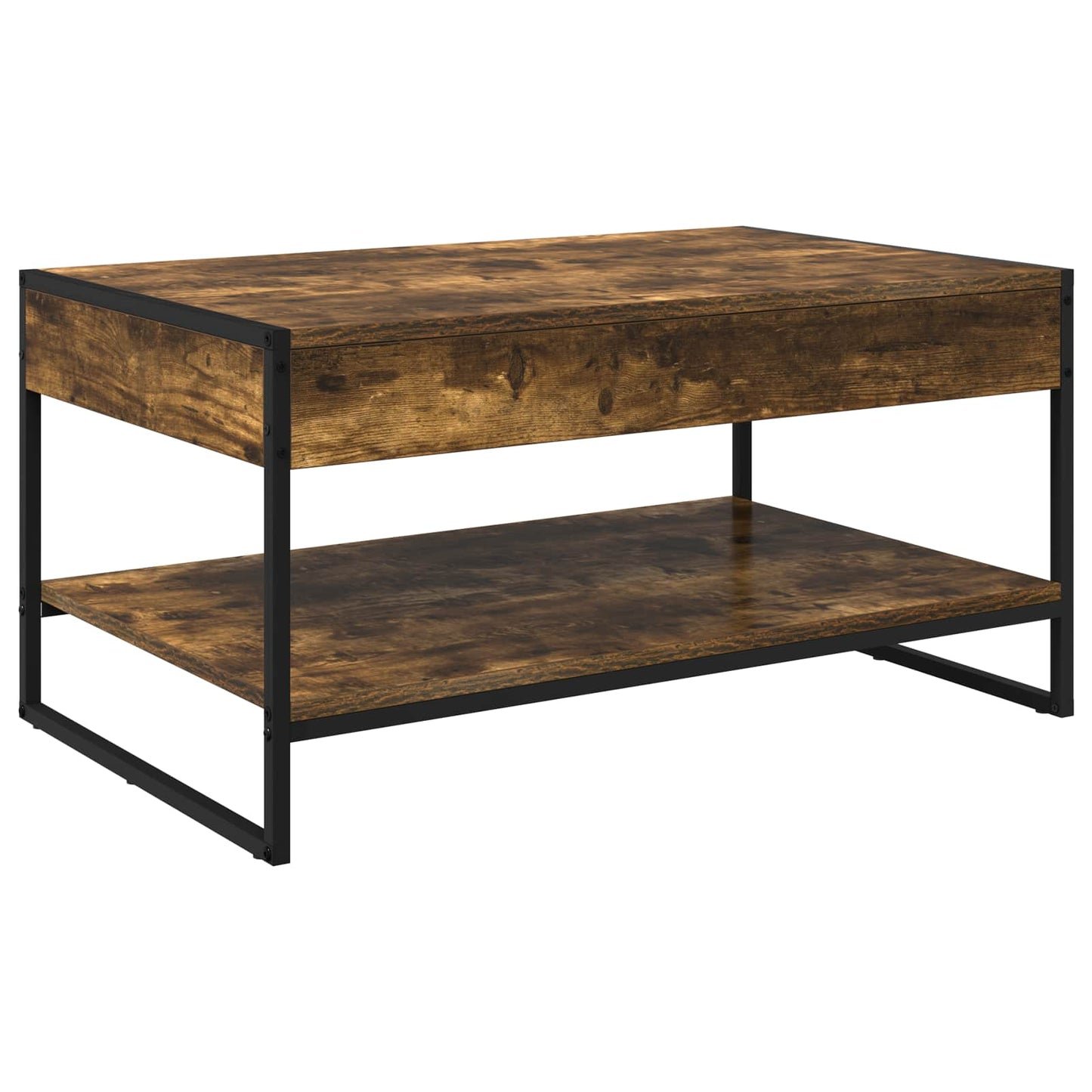 Sofabord Røget Eg 80 x 50 x 40 cm Konstrueret træ