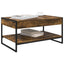 Sofabord Røget Eg 80 x 50 x 40 cm Konstrueret træ