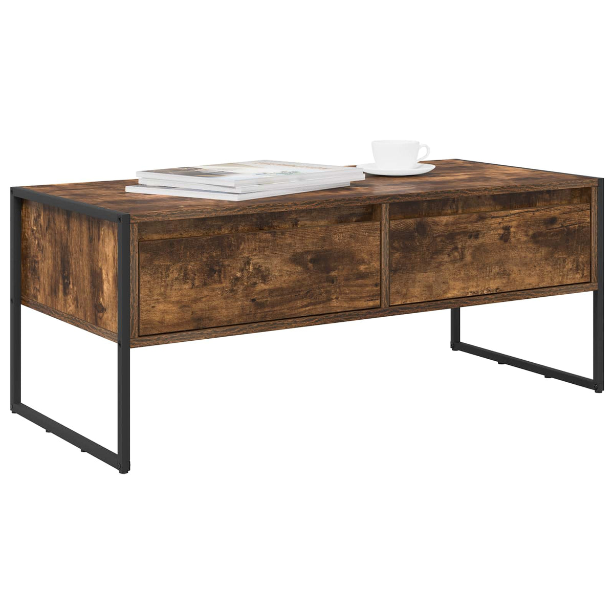 Sofabord Røget Eg 100 x 46 x 40 cm Konstrueret træ