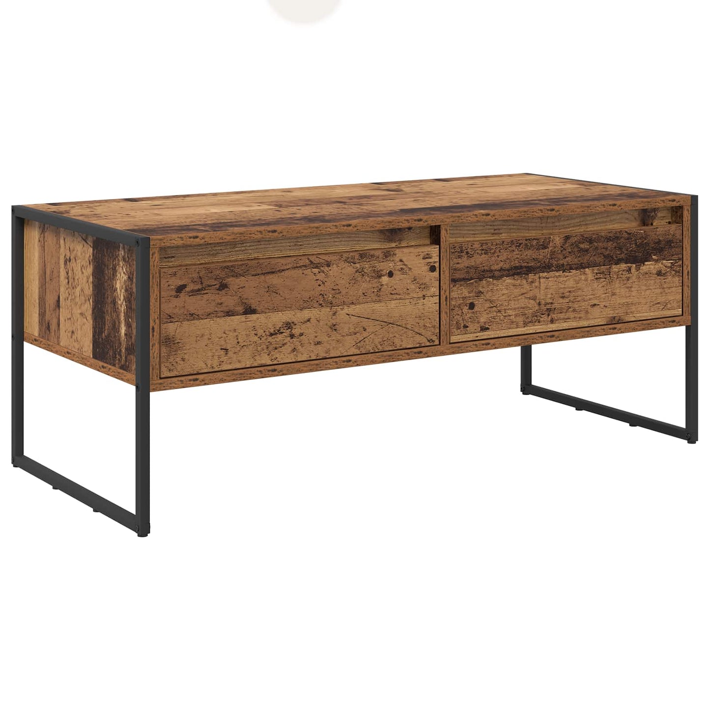 Sofabord Gammelt træ 100 x 46 x 40 cm Konstrueret træ