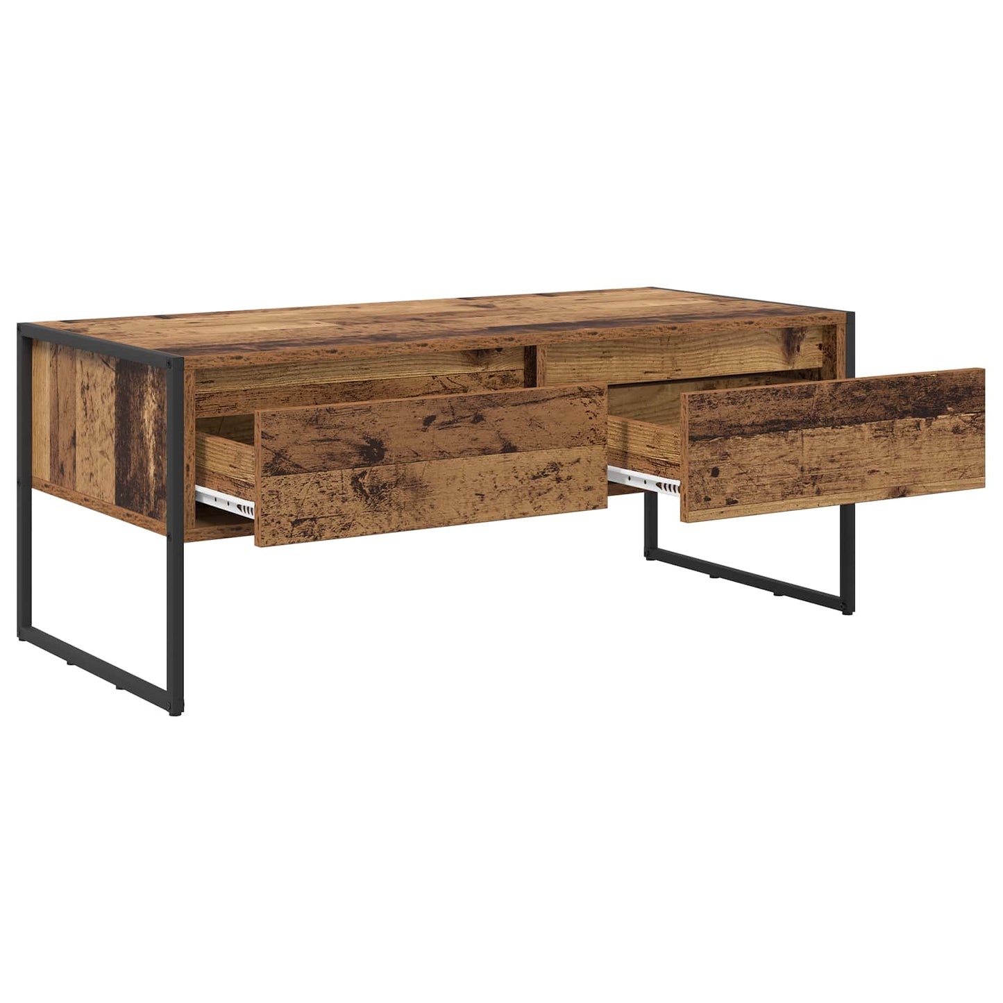 Sofabord Gammelt træ 100 x 46 x 40 cm Konstrueret træ