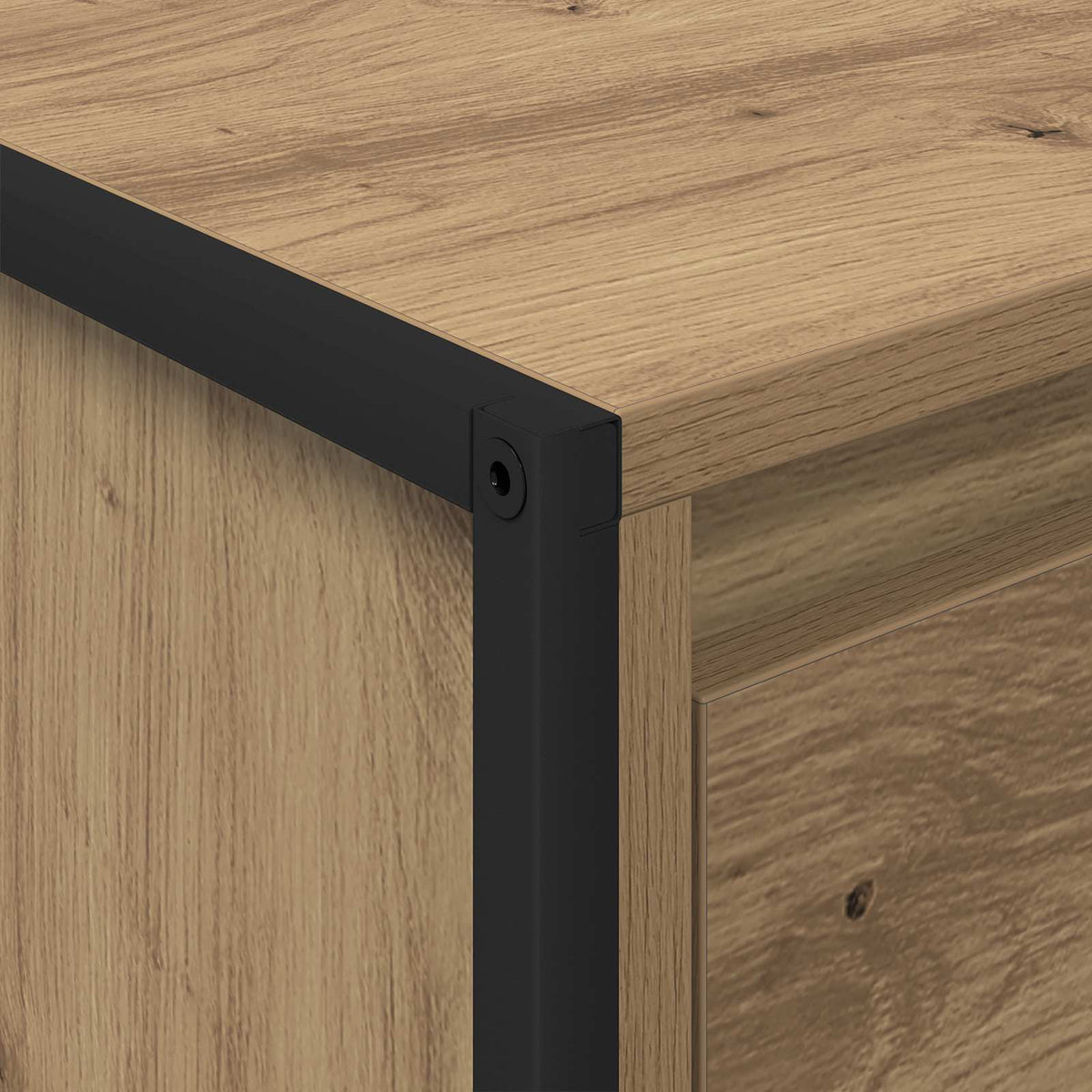 Sofabord Artisan eg 100 x 46 x 40 cm Konstrueret træ