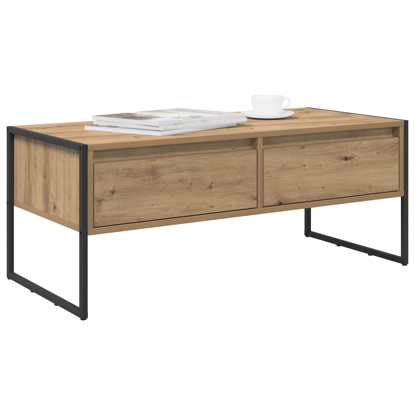 Sofabord Artisan eg 100 x 46 x 40 cm Konstrueret træ