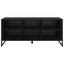 Sko skab 100 x 35 x 44 cm Konstrueret træ Sort eg
