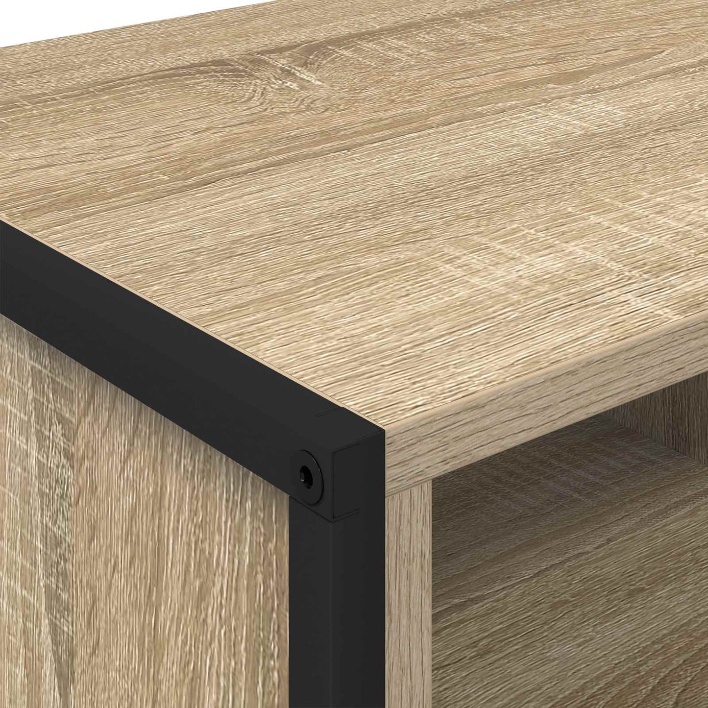Sko skab 100 x 35 x 44 cm Konstrueret træ Sonoma