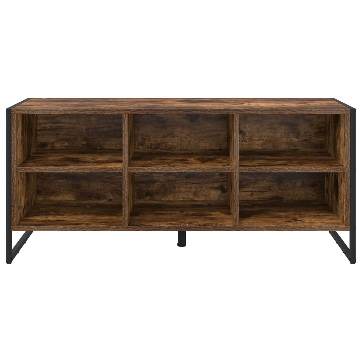 Sko skab 100 x 35 x 44 cm Konstrueret træ Røget Eg