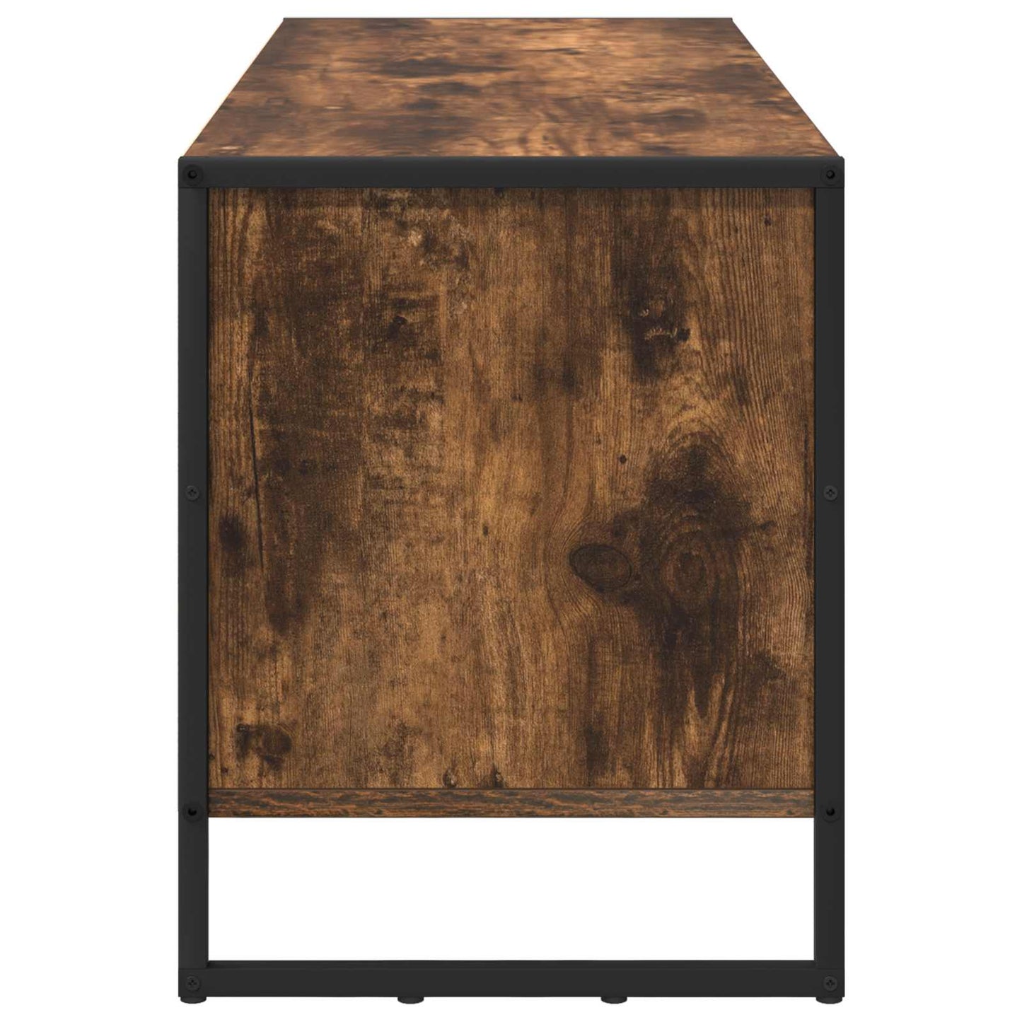 Sko skab 100 x 35 x 44 cm Konstrueret træ Røget Eg
