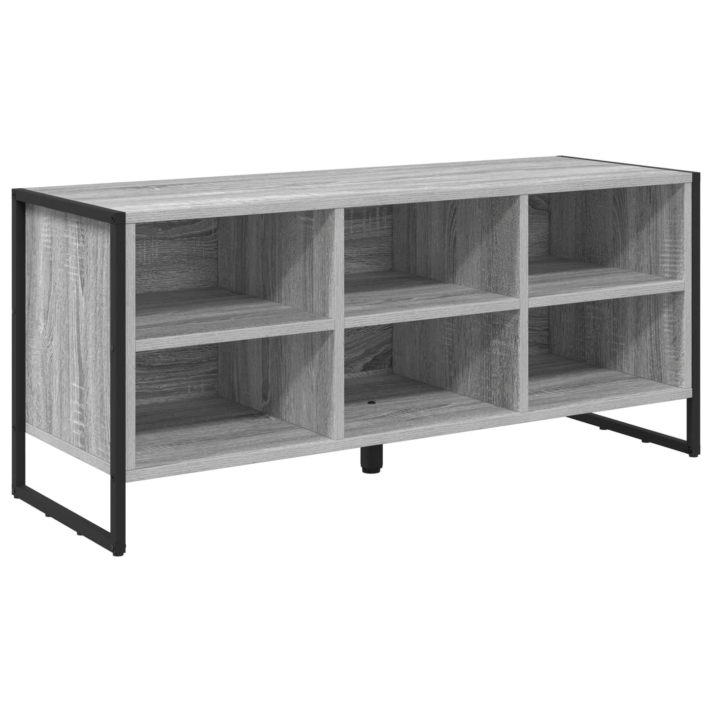 Sko skab 100 x 35 x 44 cm Konstrueret træ Grå Sonoma