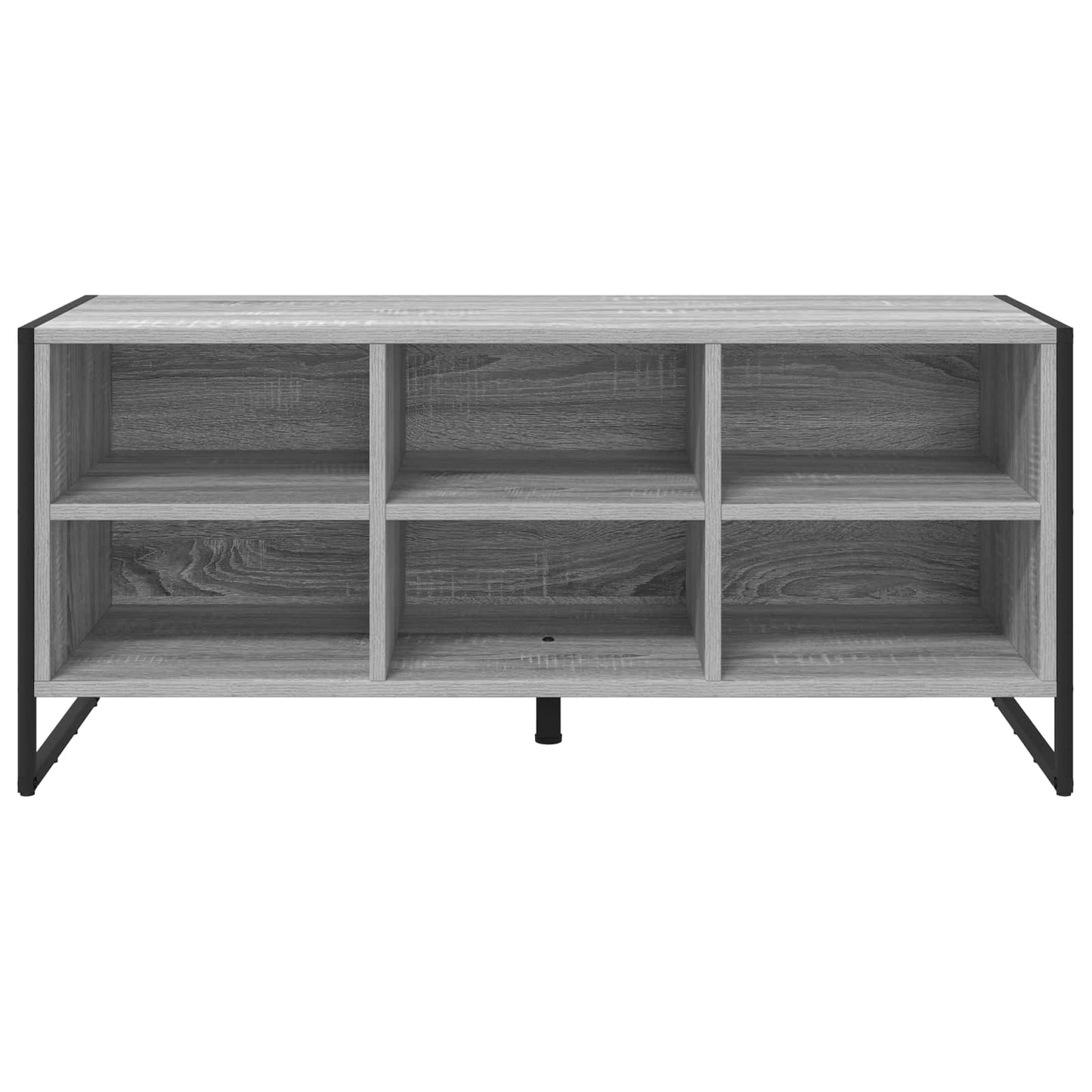 Sko skab 100 x 35 x 44 cm Konstrueret træ Grå Sonoma
