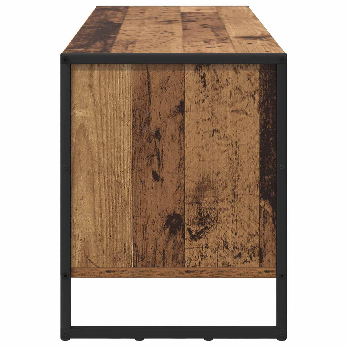 Sko skab 100 x 35 x 44 cm Konstrueret træ Gammelt træ