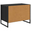 Sko skab 60 x 35 x 44 cm Konstrueret træ Sort eg