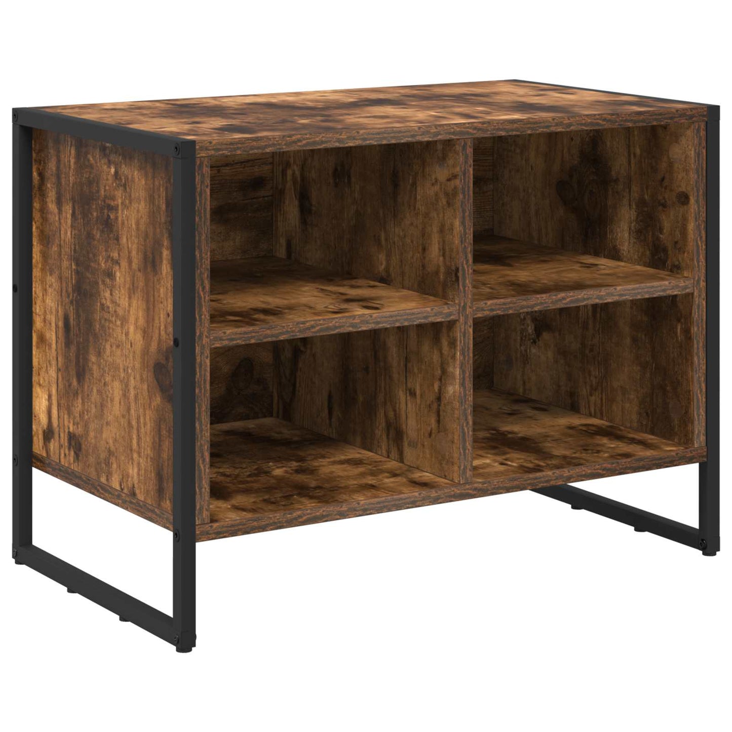 Sko skab 60 x 35 x 44 cm Konstrueret træ Røget Eg