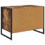 Sko skab 60 x 35 x 44 cm Konstrueret træ Røget Eg