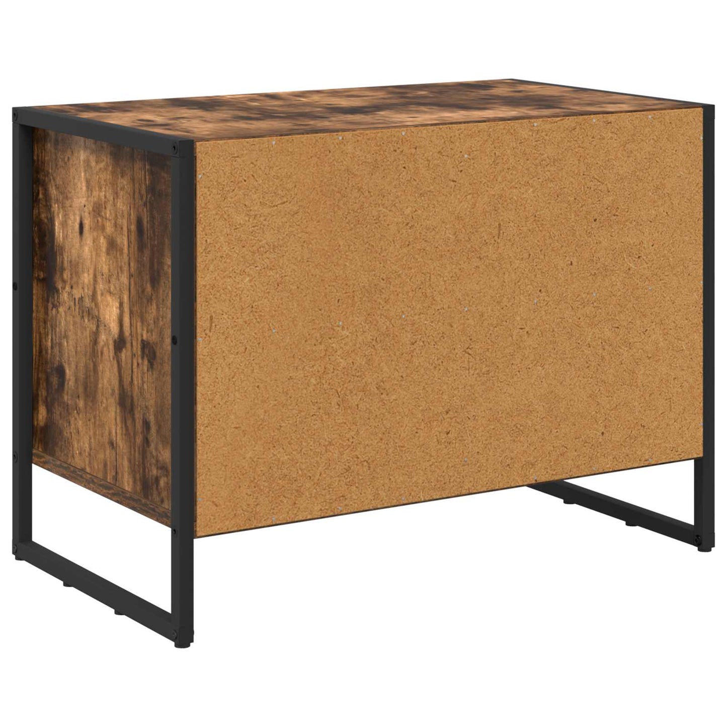 Sko skab 60 x 35 x 44 cm Konstrueret træ Røget Eg